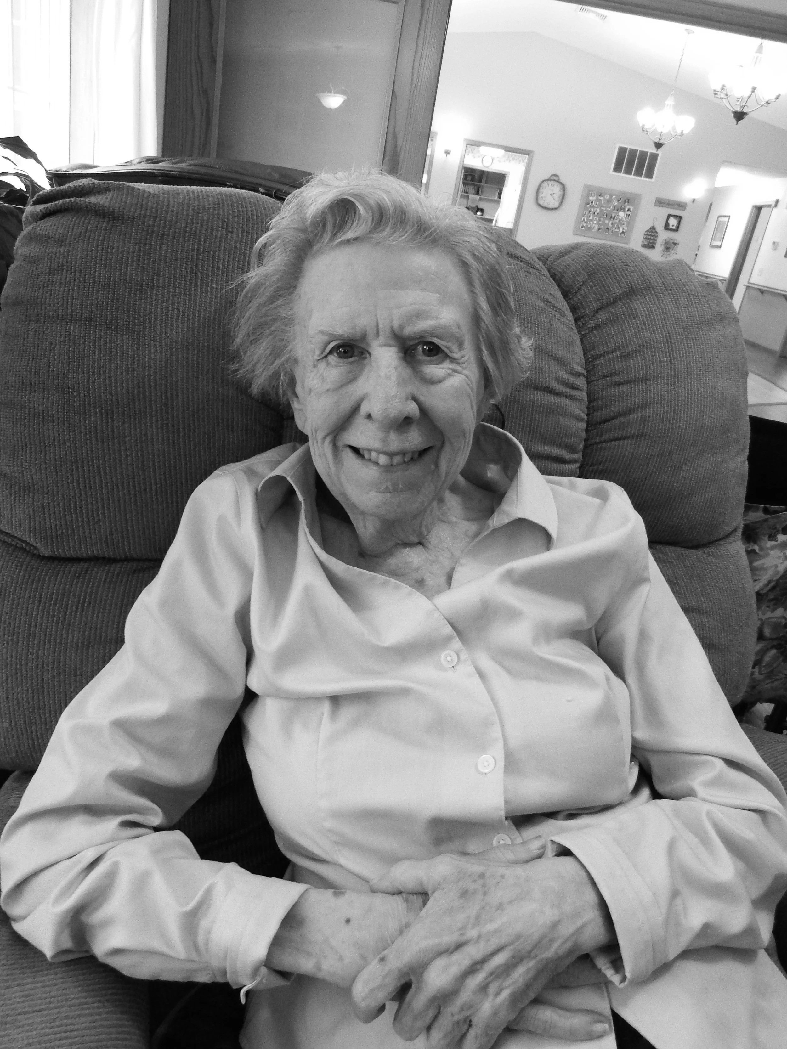 Resident giving a thumbs up